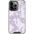 Purple and White Tie Dye iPhone 16 Pro Clear Case